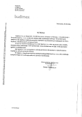 List referencyjny Budimex S.A